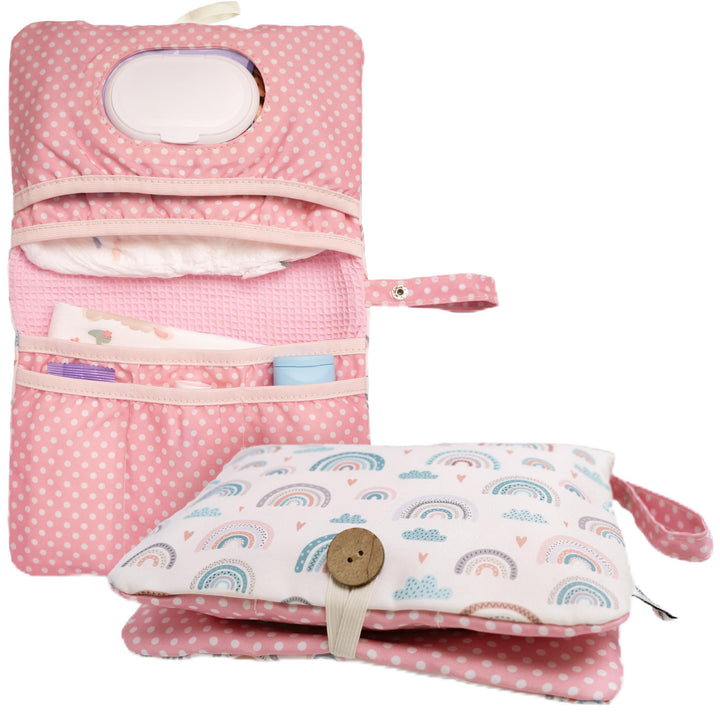 kleine Windeltasche für unterwegs | Wickeltisch Organizer | Wickeltasche Organizer | Baby Wickelorga