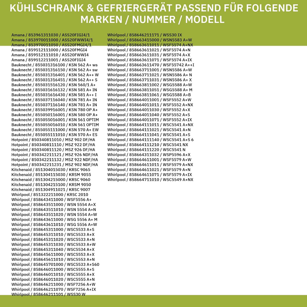 Wasserventil Whirlpool 481010413237 für Kühlschrank SideBySide