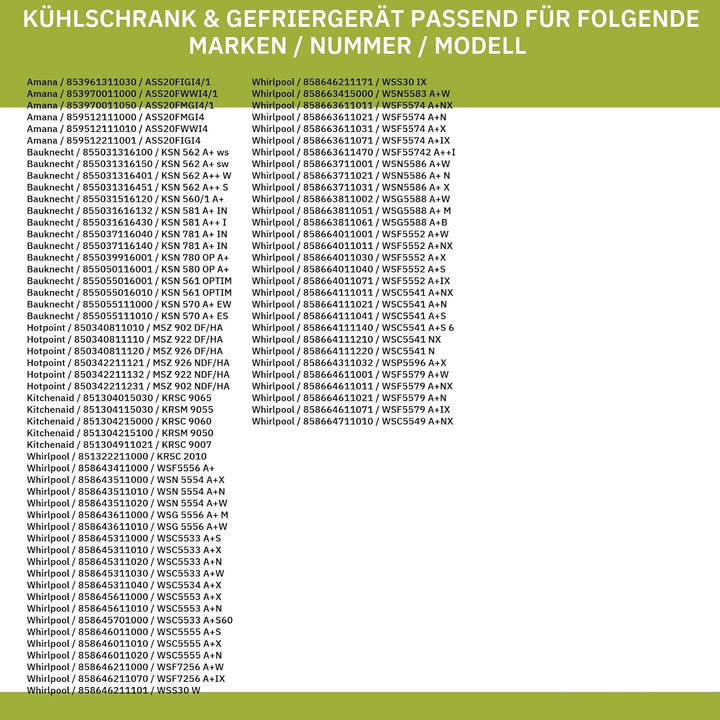 Wasserventil Whirlpool 481010413237 für Kühlschrank SideBySide