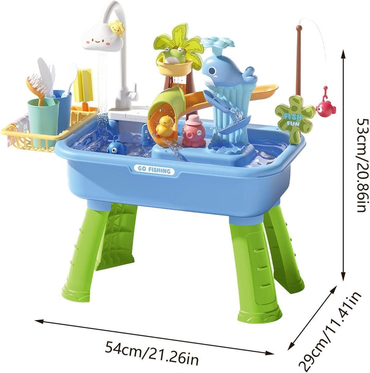 Outdoor Wassertisch Für Kinder | Pädagogisches Sensorik Spielset | Wasserspielzeug Für Mädchen Vorsc