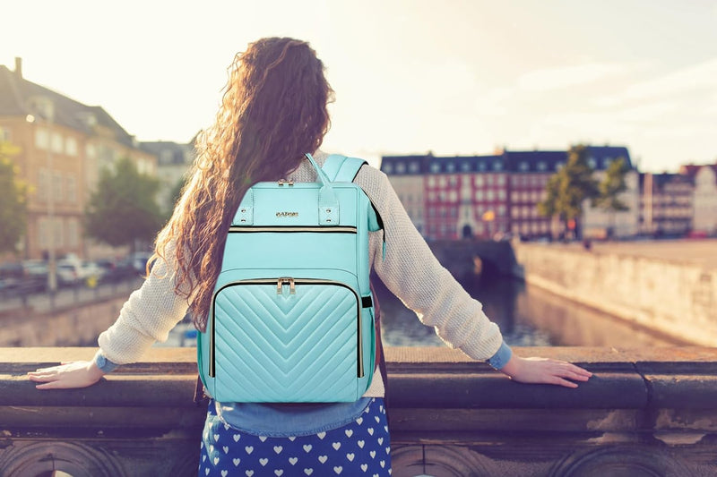 Laptop-Rucksack für Frauen, wasserdichter Reiserucksack Lehrer Krankenschwester Business Work Colleg