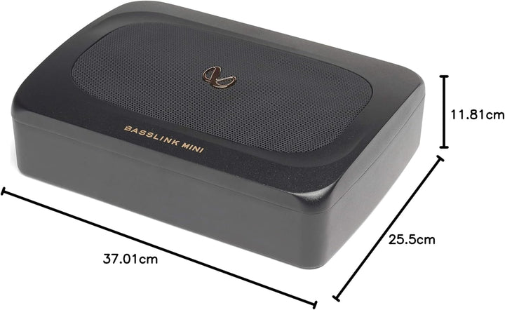 Infinity Basslink Mini - Powered 6x8 Untersitz-Subwoofer - Titan