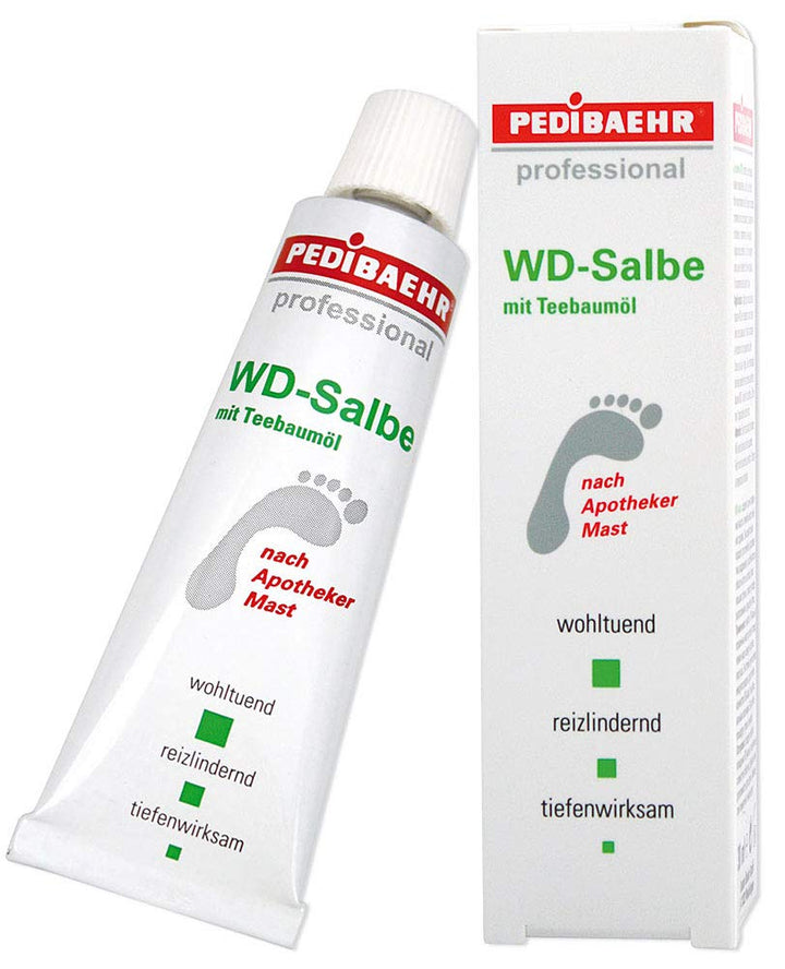 Kosmetex Wattehaken Pedibaehr WD Salbe, 4x Tamponade für den Nagelfalz, 1x flexible Zehenbinde, Set