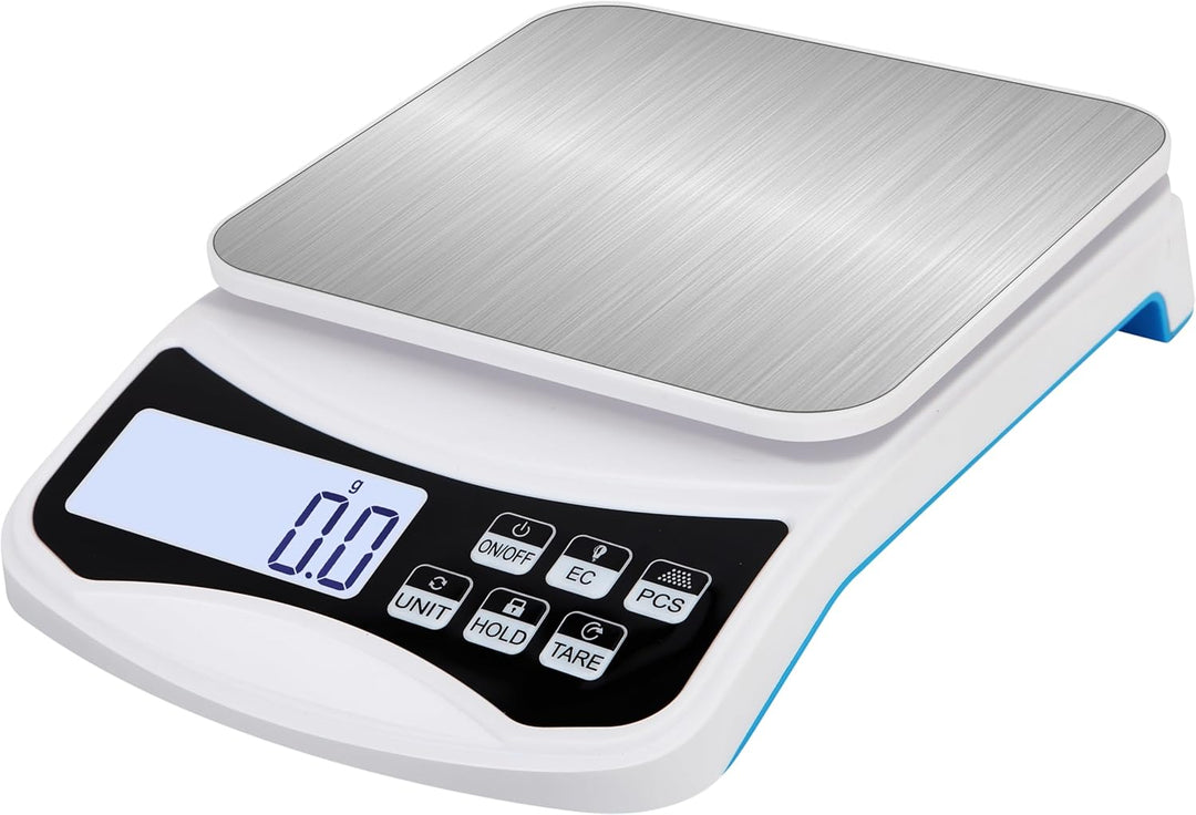 INF Digitale Küchenwaage 5 kg / 0,1 g, Perfekt zum Kochen oder Backen, Mehrere Gewichtsmesseinheiten