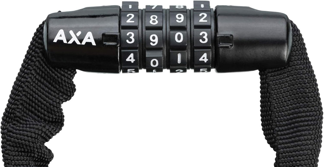 AXA Rigid RCC 120 – Kettenschloss mit Code – 120 cm lang – Stahlglieder 3,5 mm – Sicherheitsstufe 3