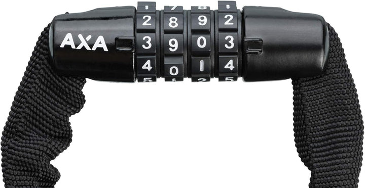 AXA Rigid RCC 120 – Kettenschloss mit Code – 120 cm lang – Stahlglieder 3,5 mm – Sicherheitsstufe 3