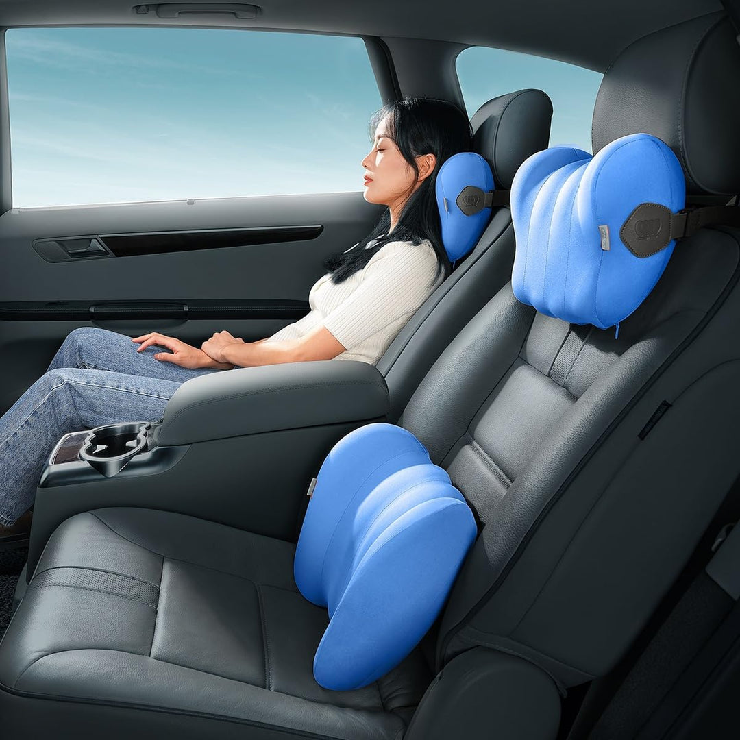 Silk Car Lumbar Pillow Baseus ComfortRide Series (Blue)
