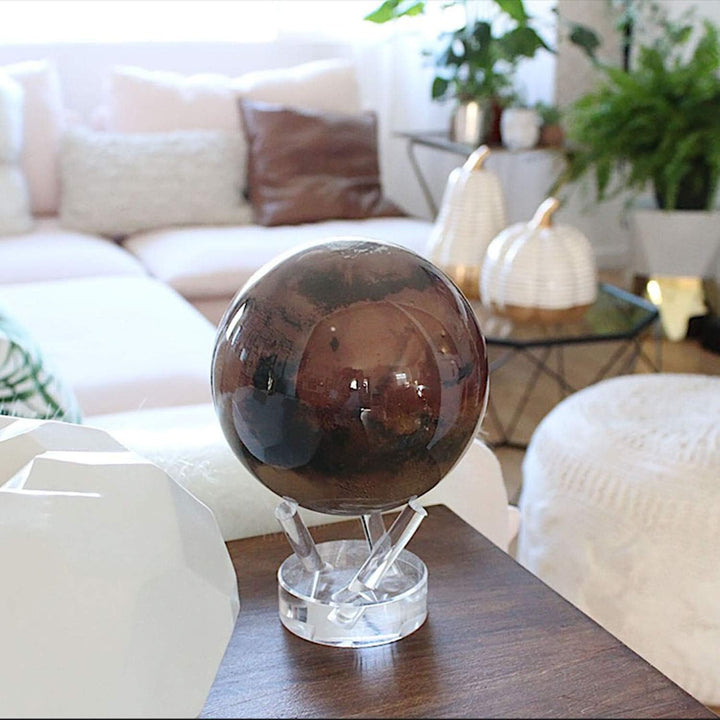 4.5" Rotating Mova Mars Planet 11.4 cm - Mars, 11.4 cm - Mars