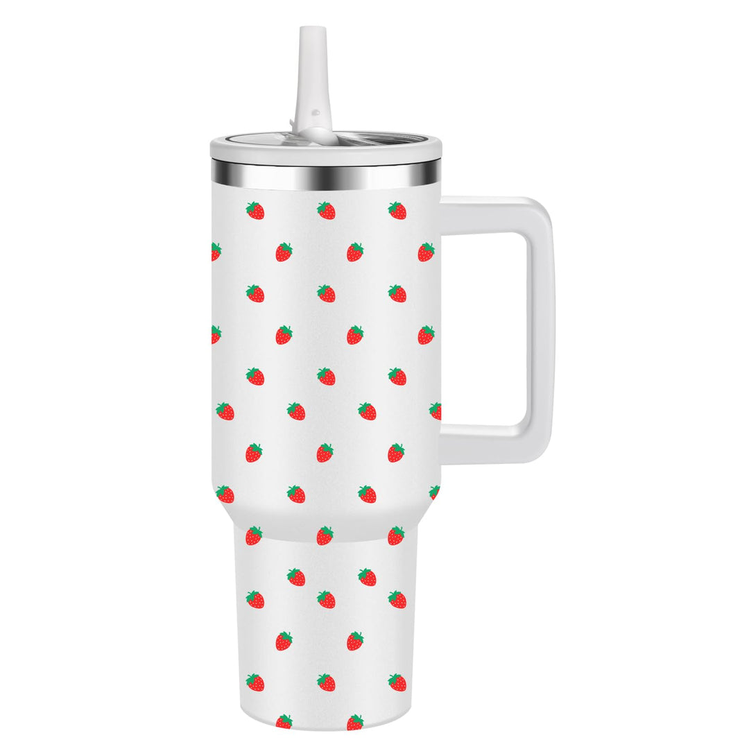 FOLAI Thermobecher Auslaufsicher,40oz Edelstahl Kaffeebecher to go isoliert mit Strohhalm,Reisebeche