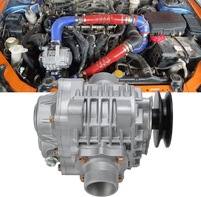 Supercharger-Kompressor, Kompressor Amr300 Kompressor-Gebläse-Booster mit V-Riemenscheibe Aluminium
