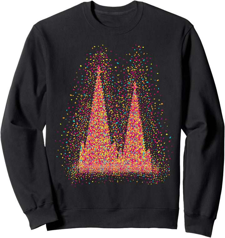 Köln Konfetti Im Herzen Für Kölner Karneval Dom Alaaf Kölner Sweatshirt