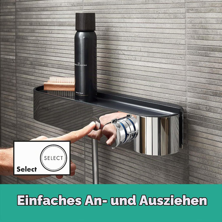 hansgrohe Brausethermostat ShowerTablet Select, Thermostatarmatur Aufputz, Cool Contact Duscharmatur