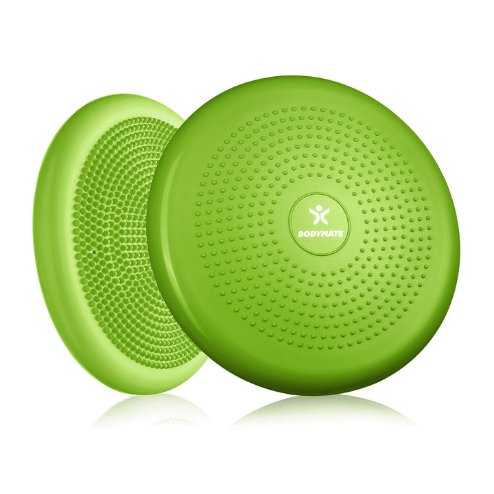 BODYMATE Ballsitzkissen inkl. Pumpe 34cm Durchmesser - Balance-Kissen, Luftkissen, Balance Pad, Nopp