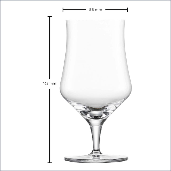 SCHOTT ZWIESEL Universalglas Beer Basic Craft 0,3 (4er-Set), klassisches Bierglas für Craft Beer, sp