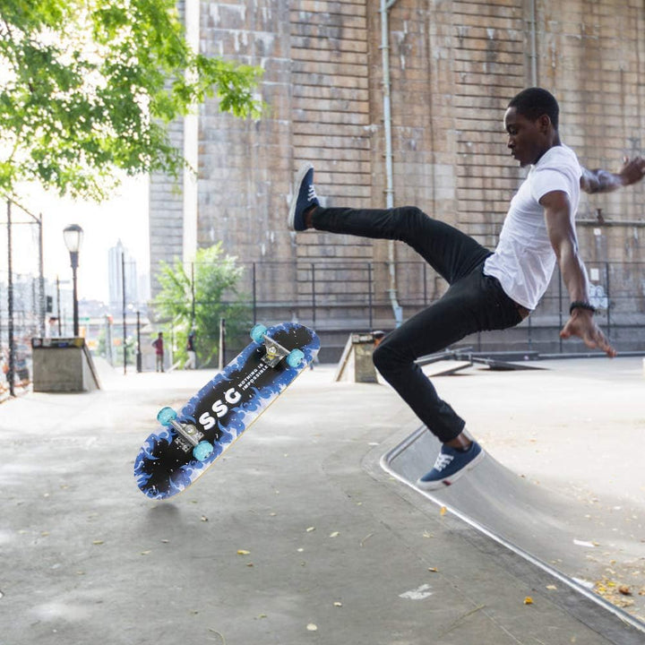 Longboards Komplett Skateboard Kinder Longboard Erwachsene Skateboard Anfänger aus Ahorn für Mädchen