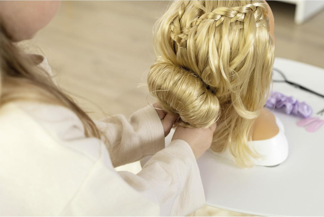 Smoby Grosser Friseur-Stylingkopf + Haarschmuck-Zubehör