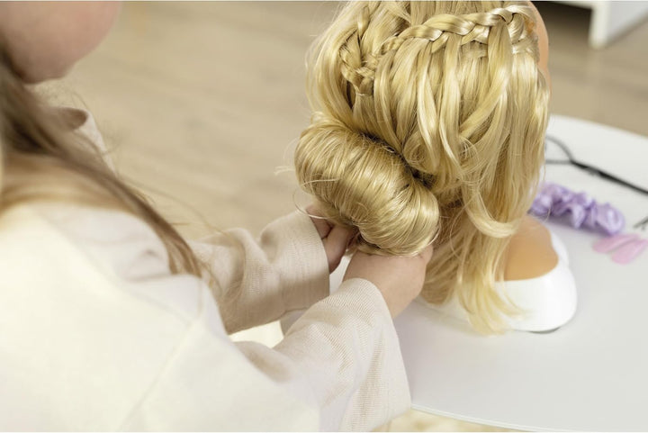 Smoby Grosser Friseur-Stylingkopf + Haarschmuck-Zubehör