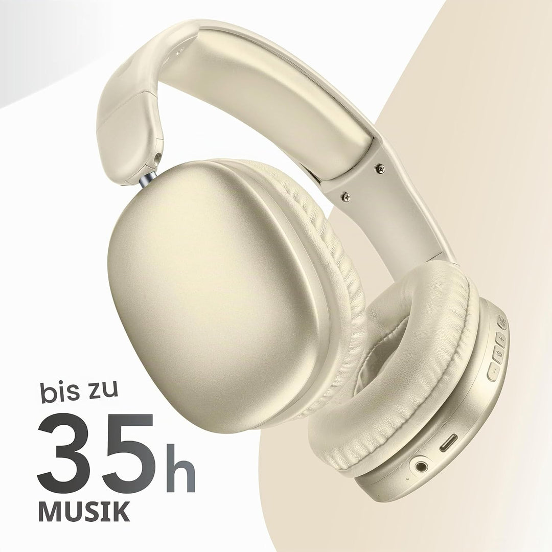Music Sound MAXI3 Kabellose Over-Ear-Kopfhörer, Aktive Geräuschunterdrückung, Immersiver und Kristal