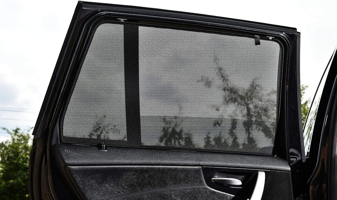 Satz Car Shades (Hintertüren) kompatibel mit Audi Q5 (8R) 2008-2016 (2-teilig)
