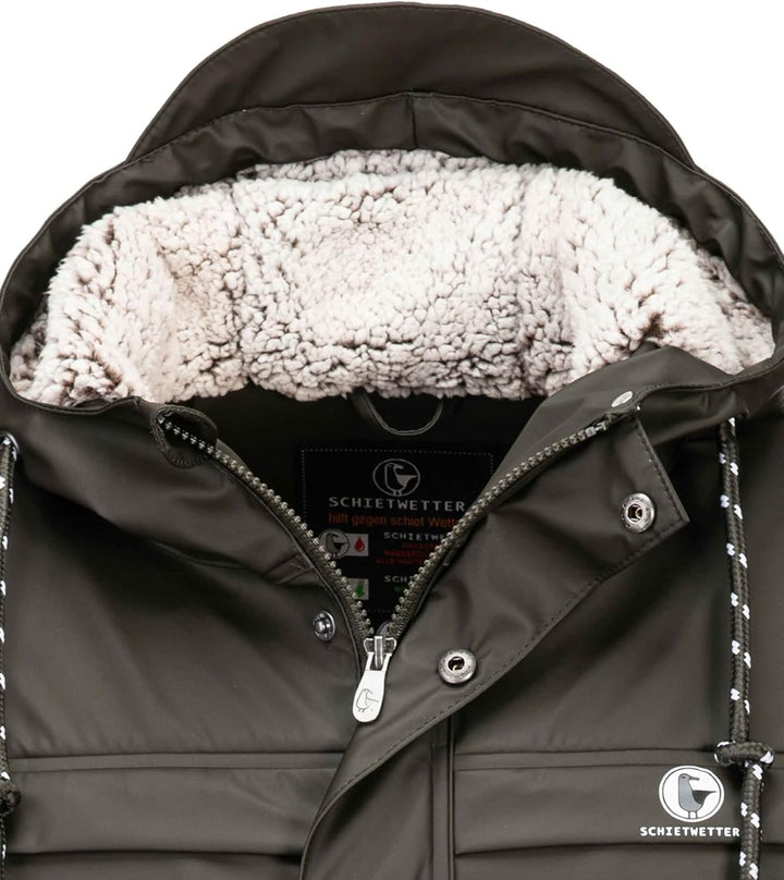 SCHIETWETTER Herren Regenjacke Dampfwalze Daniel, Friesennerz, Winterjacke, Regenmantel, Regenparka,