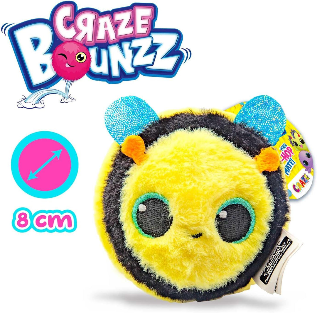 Craze BOUNZZ Trio 3er Bundle Hüpfende Plüschtiere, Flauschige Stofftiere zum Spielen & Sammeln für K