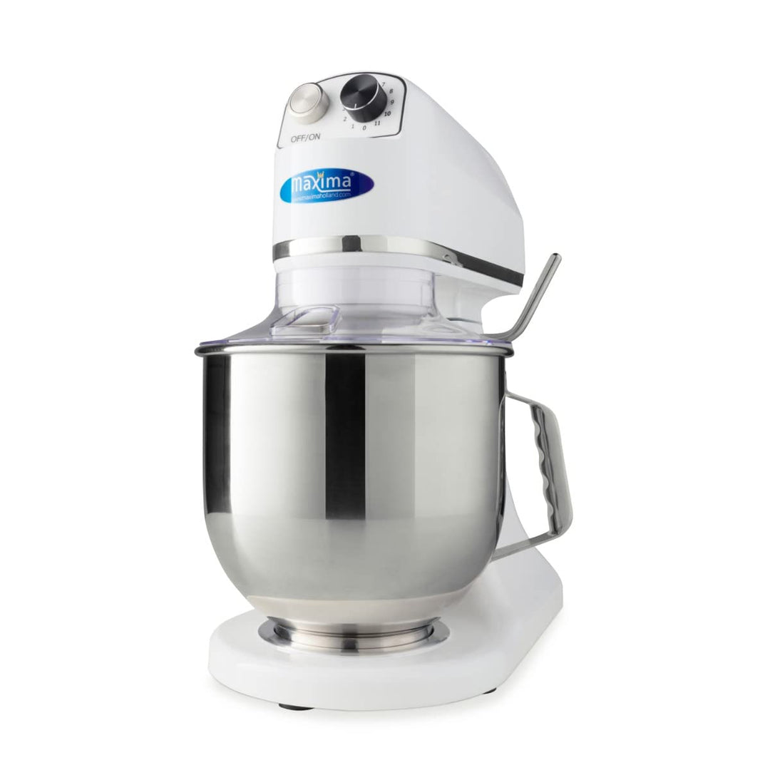 Maxima Gastro Planetenmischer - 7 l - Bis zu 2 kg Teig - Weiss