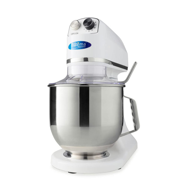 Maxima Gastro Planetenmischer - 7 l - Bis zu 2 kg Teig - Weiss