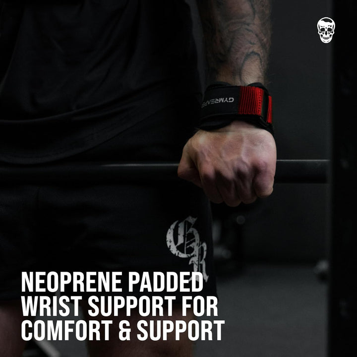 Gewichthebergriffe (Paar) für schweres Powerlifting, Kreuzheben, Rudern, Klimmzüge, mit Neopren-gepo