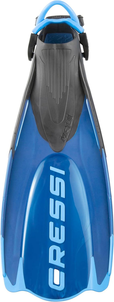 Cressi Unisex-Adult Maui Fins Flossen S/M Schwarz/Blau, S/M Schwarz/Blau