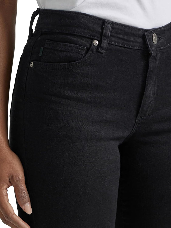 Lee Damen Relaxed Fit Straight Leg Geradem Bein Jeans Grösse: 2 Schwarz Onyx, Größe: 2 Sch