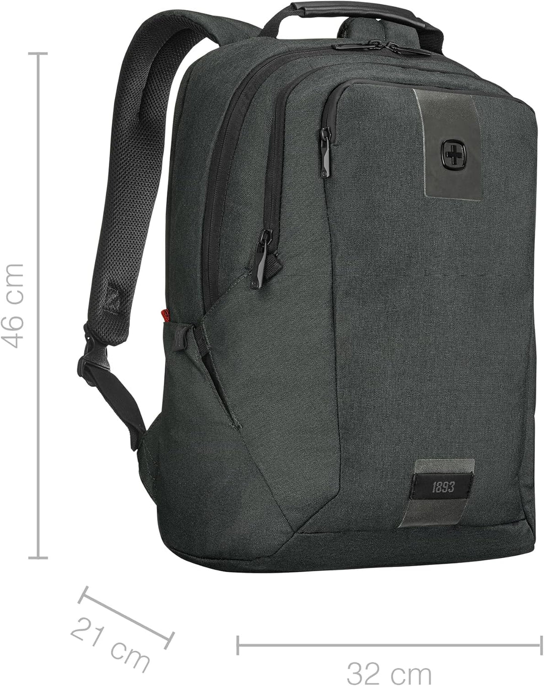 WENGER Laptop-Rucksack mit Tablet-Fach, Notebook bis 16 Zoll, Tablet bis 10 Zoll, Organizer, Damen H