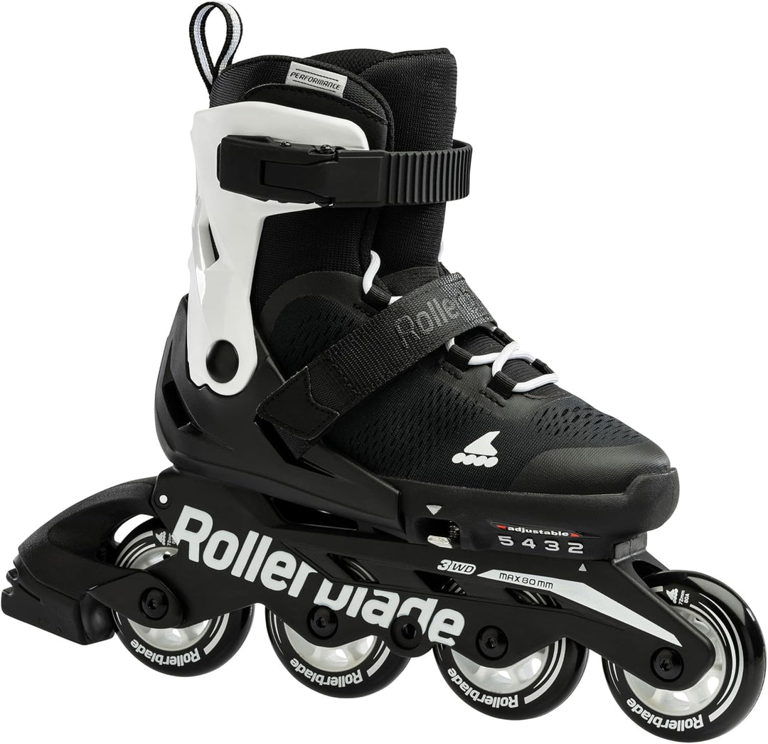 Rollerblade Microblade Inlineskates Schwarz/Weiss 37-40