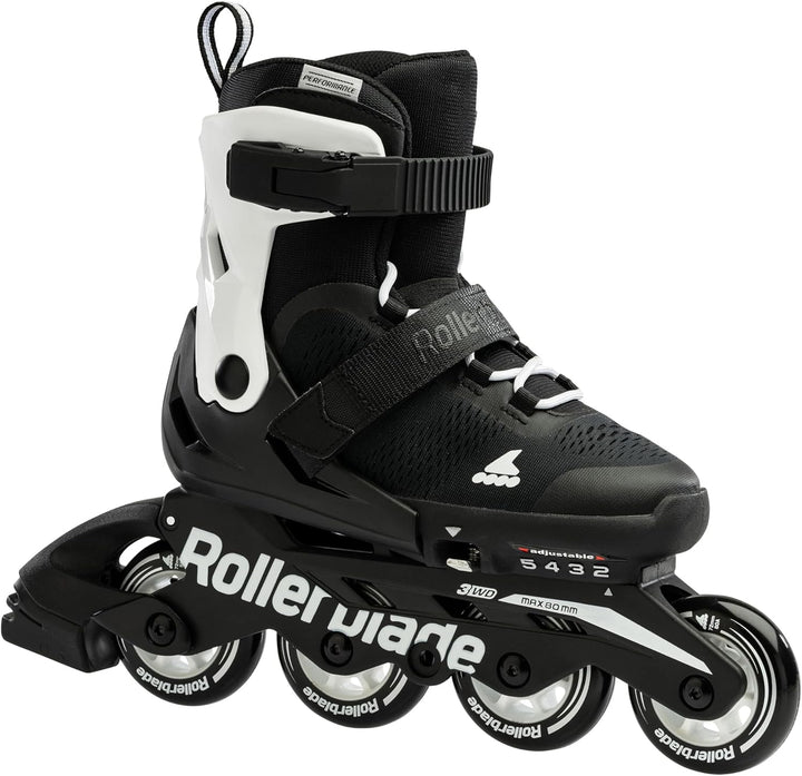 Rollerblade Microblade Inlineskates Schwarz/Weiss 37-40