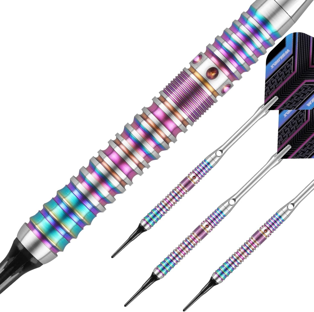 WIN.MAX Dartpfeile 90% Tungsten 3 Stück 90% Wolfram 16-18 Gramm Dart professionelle, Soft-Dartpfeile