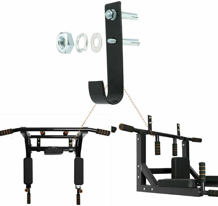 Trintion 4 in 1 Klimmzugstange zur Wandmontage Klimmzugstangen Heimturnhalle Pull Up Bar Multifunkti