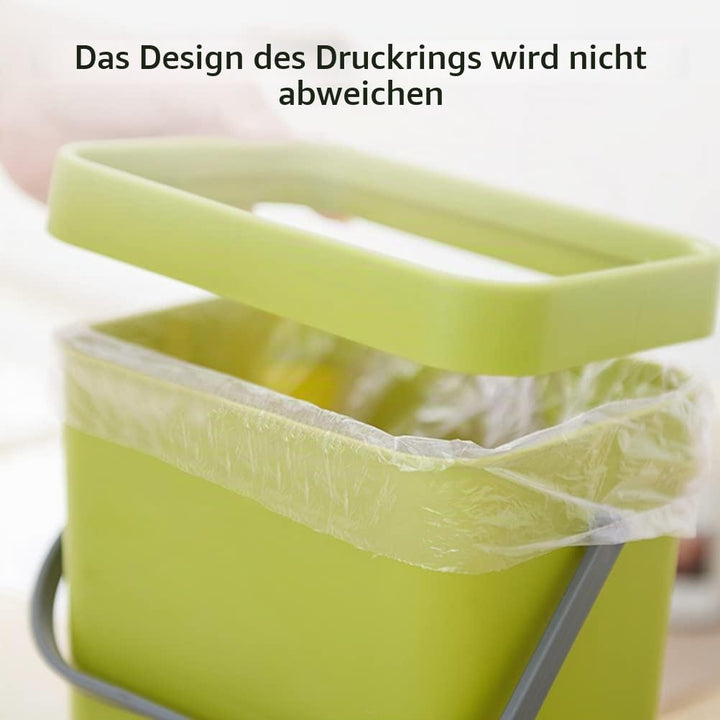 Kleiner Mülleimer mit Deckel, 3L Küchenmülleimer, Kompostbehälter, Mülleimer Küche Unterschrank, Bio