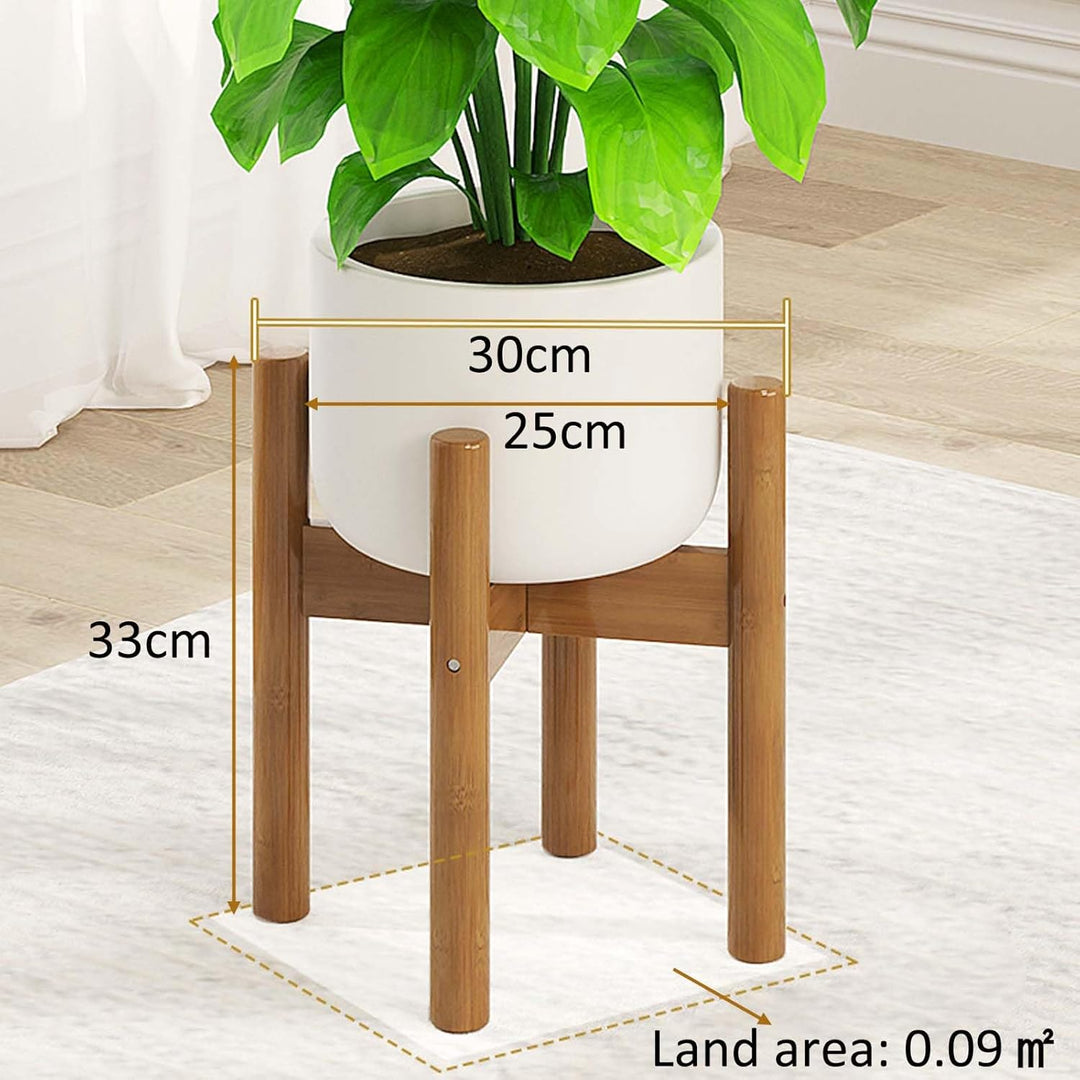 Blumentopfständer, Pflanzenständer Bambus, Pflanzen Hocker, Pflanzenständer Holz, Blumenhocker, Blum