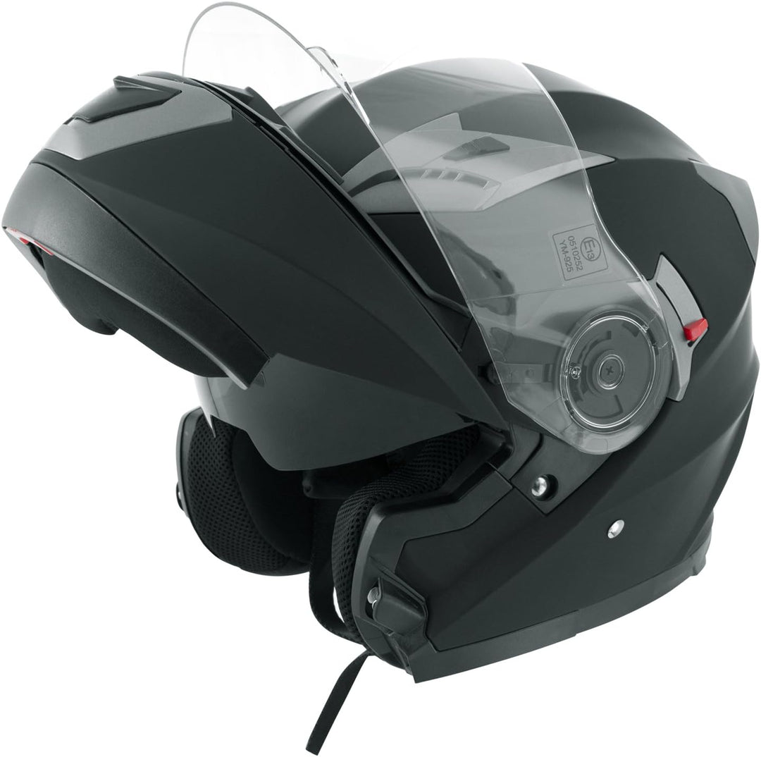 Helm Klapphelm Innensonnenblende Motorradhelm Modular Mat Schwarz XS