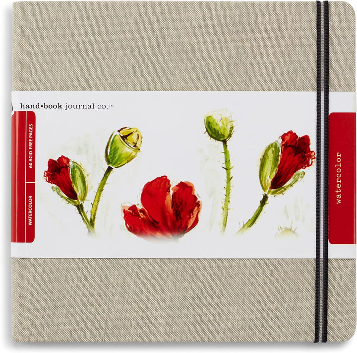 Speedball 769888 Art Journal 20,3 x 20,3 cm NAT.Linen, Papier, 200 g/m², Square, Square