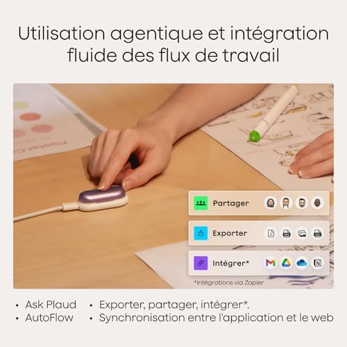 Plaud Note Pro und NotePin Paket, KI Digitales Diktiergerät App-Steuerung, KI-Notizgerät, KI-Transkr
