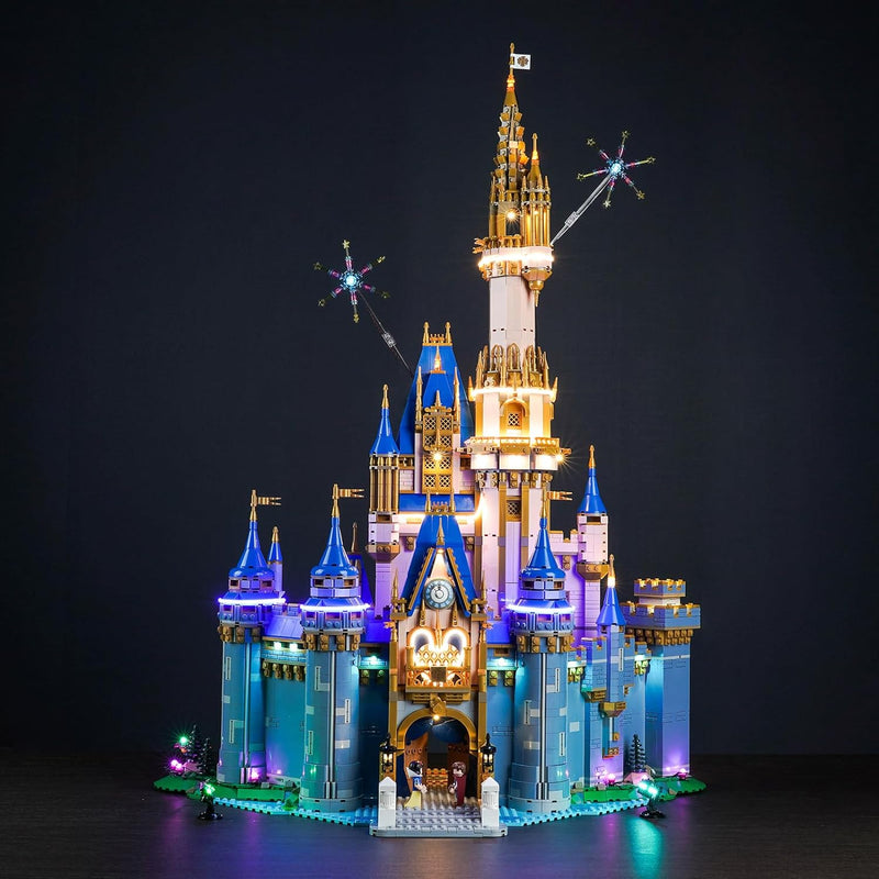 Led Licht Set für Lego 43222 New Disney Castle (Kein Lego), Dekorationsbeleuchtungsset für Lego Clas