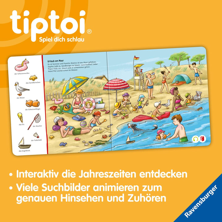 tiptoi® Suchen und Entdecken: Die Jahreszeiten, Buch für Kinder ab 2 Jahre, Pappband