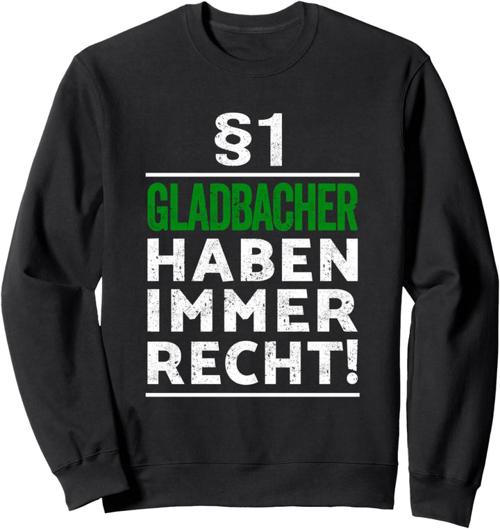 §1 Unterfranken haben immer Recht I Geschenkidee Franken Sweatshirt