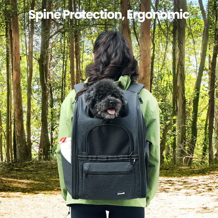 Pecute Katzenrucksack Hunderucksack Haustier Rucksack, Belastung Verringern Hundetasche, Katzentasch