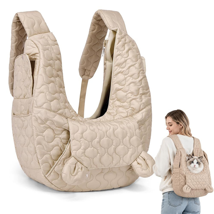 Hundetragetasche Bis 10Kg, SGZIOO Hundetasche für Kleine Hunde, Hunderucksack mit Verstellbarem Gurt