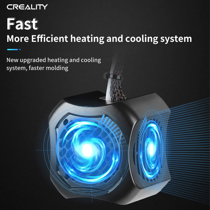 Creality Offiziell Ender 3 V2 Full Hotend Kit, 3D Drucker Extruder Kit mit Capricorn Bowden PTFE Sch