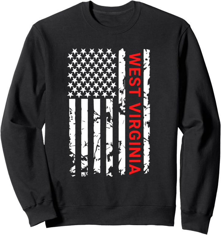 West Virginia Herren und Damen Sweatshirt