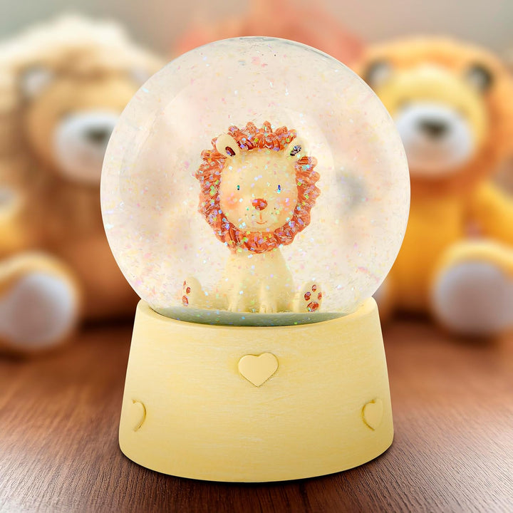 Mousehouse Gifts - Löwen Schneekugel Spieluhr für Kinder Baby Jungen und Mädchen Geschenk