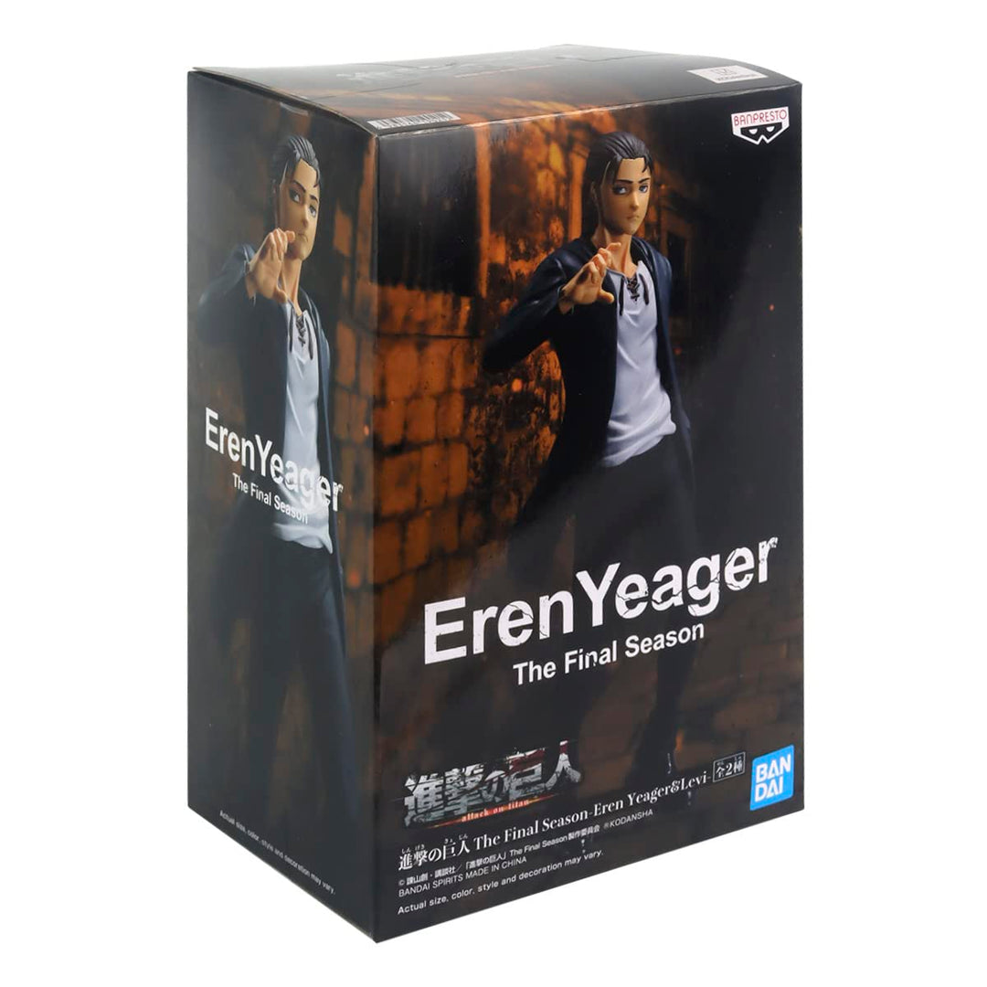 BANPRESTO Last Level FBP19021 Figur Attack ON Titans EREN Puppen und Actionfiguren, bunt, M