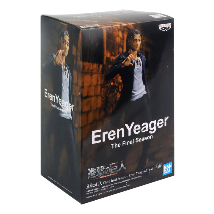 BANPRESTO Last Level FBP19021 Figur Attack ON Titans EREN Puppen und Actionfiguren, bunt, M